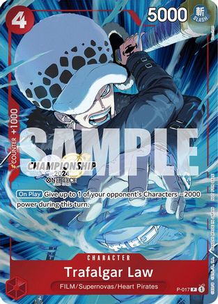 Trafalgar Law (CS 2024 Celebration Pack) (P-017) [One Piece Promotion Cards] Foil One Piece Single Bandai