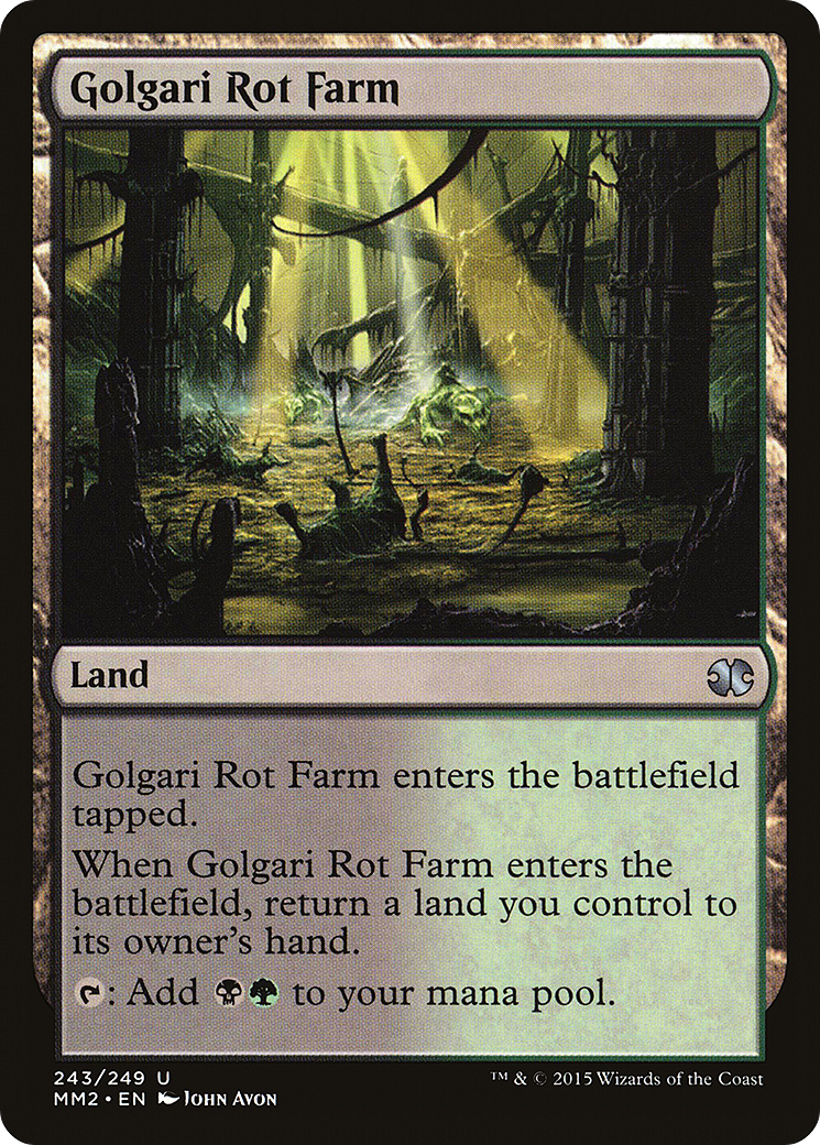 Golgari Rot Farm (MM2-243) [Modern Masters 2015] Foil MTG Single Modern Masters 2015