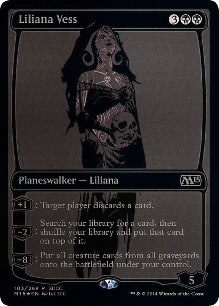 Liliana Vess (SDCC 2014 Exclusive) (MEDIA-103) [Misc] San Diego Comic-Con 2014 Foil MTG Single Wizards of the Coast
