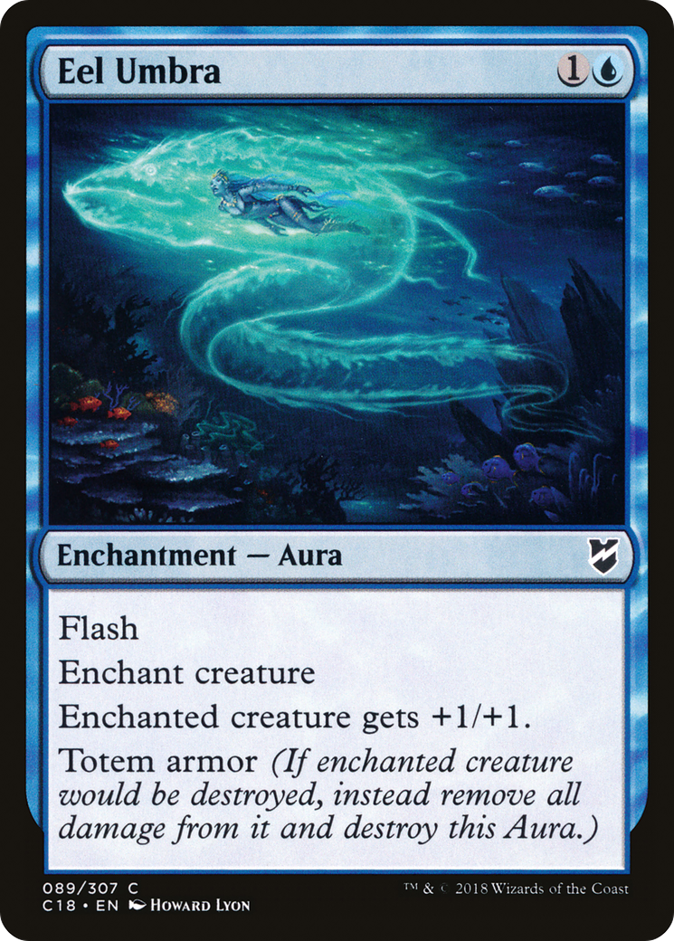 Eel Umbra (C18-089) [Commander 2018] MTG Single Wizards of the Coast