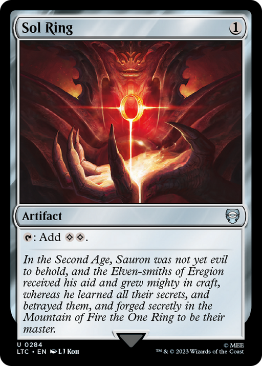 Sol Ring (LTC-284) [Tales of Middle-earth Commander] MTG Single Wizards of the Coast