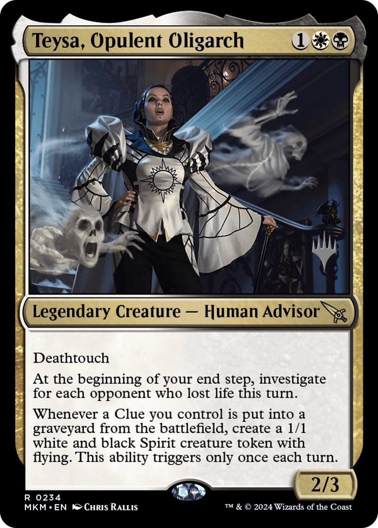 Teysa, Opulent Oligarch (PPMKM-234) [Murders at Karlov Manor Promos] MTG Single Wizards of the Coast