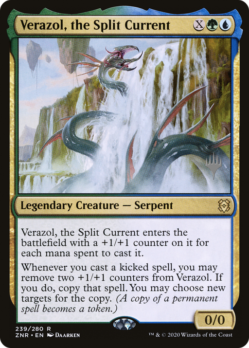 Verazol, the Split Current (PPZNR-239P) [Zendikar Rising Promos] MTG Single Wizards of the Coast