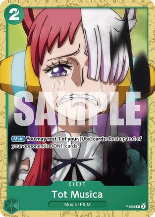 Tot Musica (P-060) [Starter Deck 16: GREEN Uta] One Piece Single Bandai