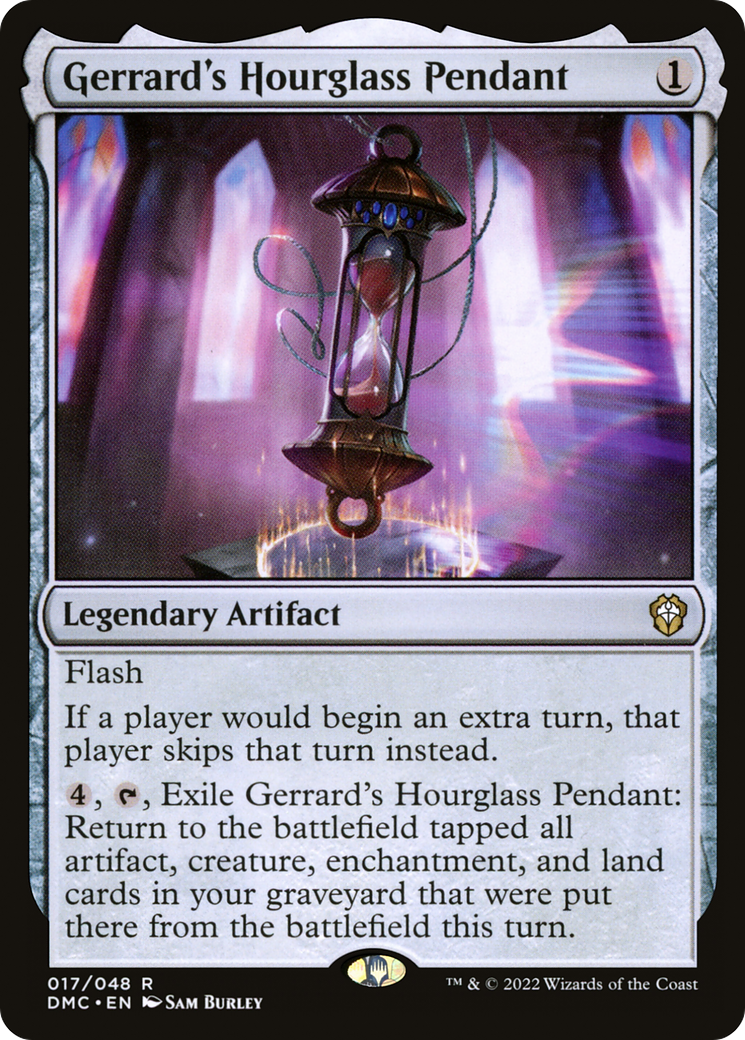 Gerrard's Hourglass Pendant (DMC-017) [Dominaria United Commander] MTG Single Wizards of the Coast