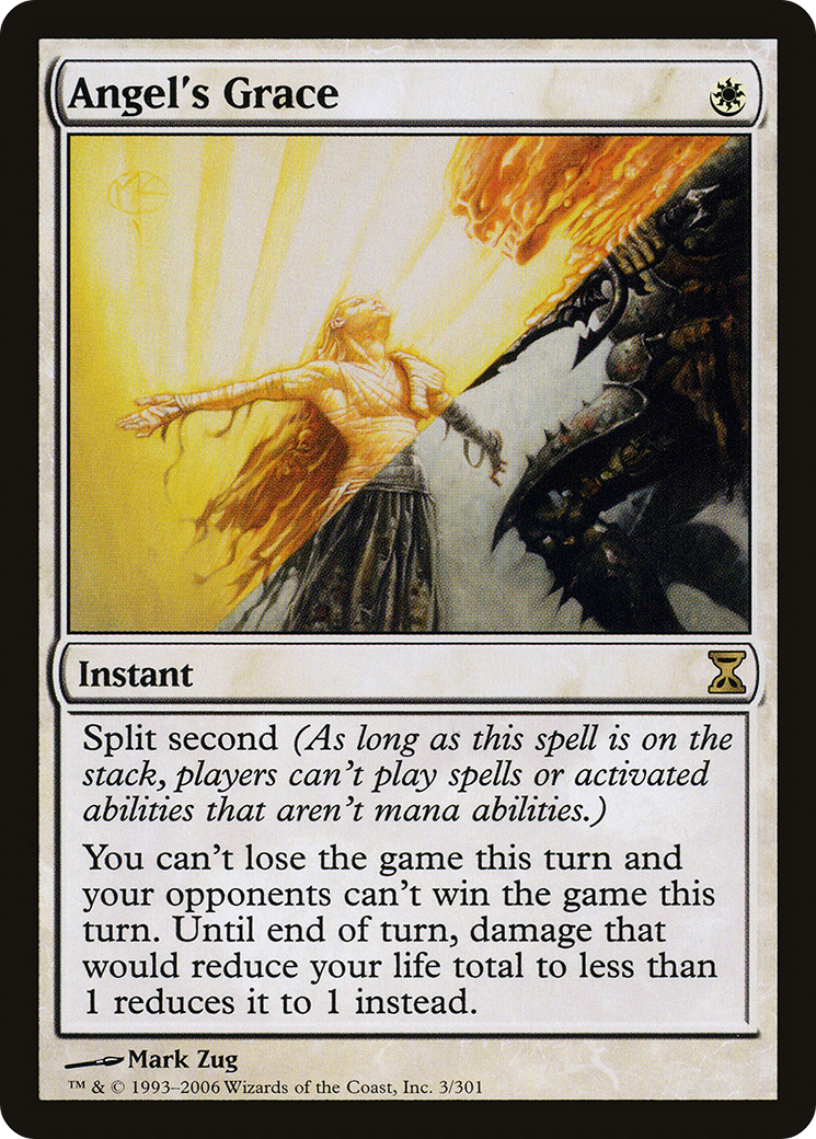Angel's Grace (TSP-003) [Time Spiral] MTG Single Wizards of the Coast