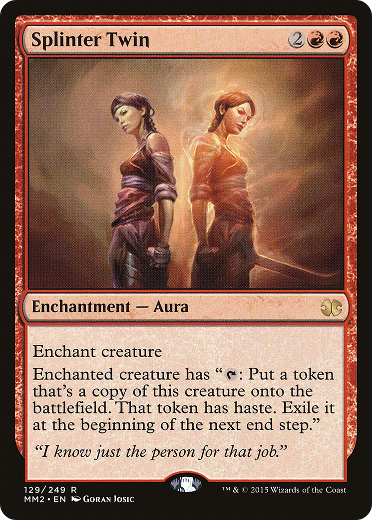 Splinter Twin (MM2-129) [Modern Masters 2015] Foil MTG Single Modern Masters 2015