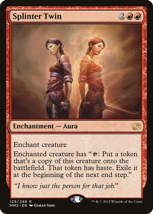 Splinter Twin (MM2-129) [Modern Masters 2015] Foil MTG Single Modern Masters 2015