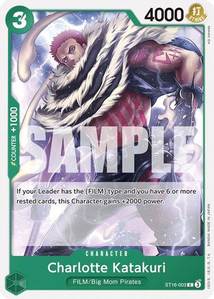 Charlotte Katakuri (ST16-003) [Starter Deck 16: GREEN Uta] One Piece Single Bandai