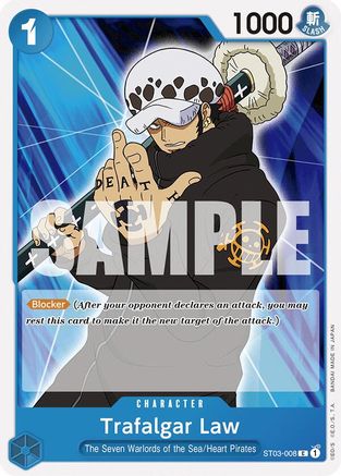 Trafalgar Law (ST03-008) (ST03-008) [Starter Deck 17: BLUE Donquixote Doflamingo] One Piece Single Bandai