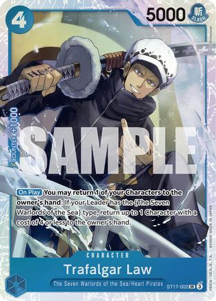 Trafalgar Law (ST17-002) (ST17-002) [Starter Deck 17: BLUE Donquixote Doflamingo] Foil One Piece Single Bandai
