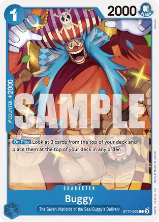 Buggy (ST17-003) [Starter Deck 17: BLUE Donquixote Doflamingo] One Piece Single Bandai