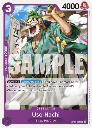 Uso-Hachi (OP05-061) (OP05-061) [Starter Deck 18: PURPLE Monkey.D.Luffy] One Piece Single Bandai