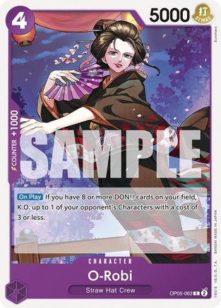 O-Robi (OP05-063) [Starter Deck 18: PURPLE Monkey.D.Luffy] One Piece Single Bandai
