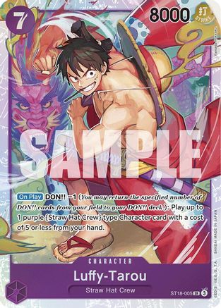 Luffy-Tarou (ST18-005) [Starter Deck 18: PURPLE Monkey.D.Luffy] Foil One Piece Single Bandai