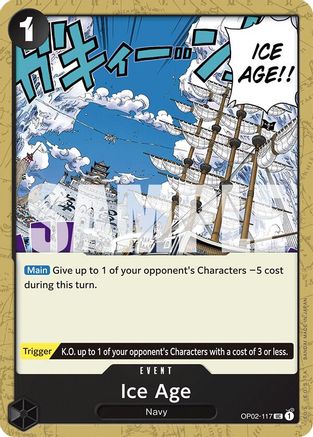 Ice Age (OP02-117) [Starter Deck 19: BLACK Smoker] One Piece Single Bandai