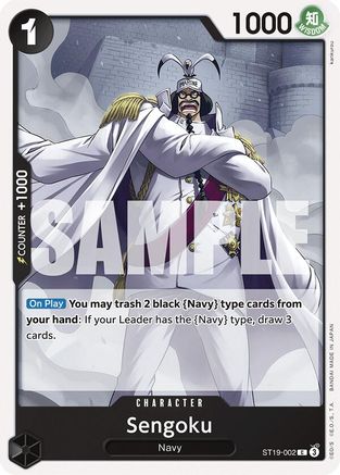 Sengoku (ST19-002) [Starter Deck 19: BLACK Smoker] One Piece Single Bandai