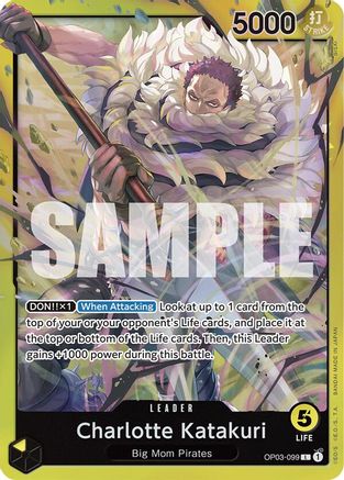 Charlotte Katakuri (OP03-099) (OP03-099) [Starter Deck 20: YELLOW Charlotte Katakuri] Foil One Piece Single Bandai