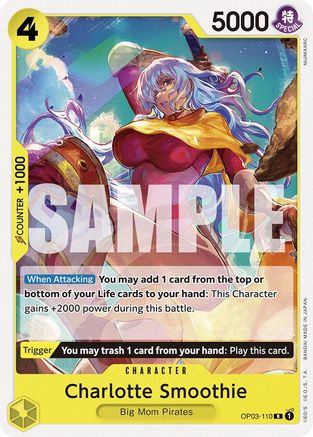 Charlotte Smoothie (OP03-110) [Starter Deck 20: YELLOW Charlotte Katakuri] One Piece Single Bandai