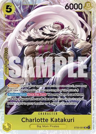 Charlotte Katakuri (ST20-001) (ST20-001) [Starter Deck 20: YELLOW Charlotte Katakuri] Foil One Piece Single Bandai