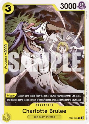 Charlotte Brulee (ST20-003) [Starter Deck 20: YELLOW Charlotte Katakuri] One Piece Single Bandai
