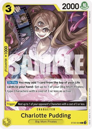 Charlotte Pudding (ST20-004) (ST20-004) [Starter Deck 20: YELLOW Charlotte Katakuri] One Piece Single Bandai
