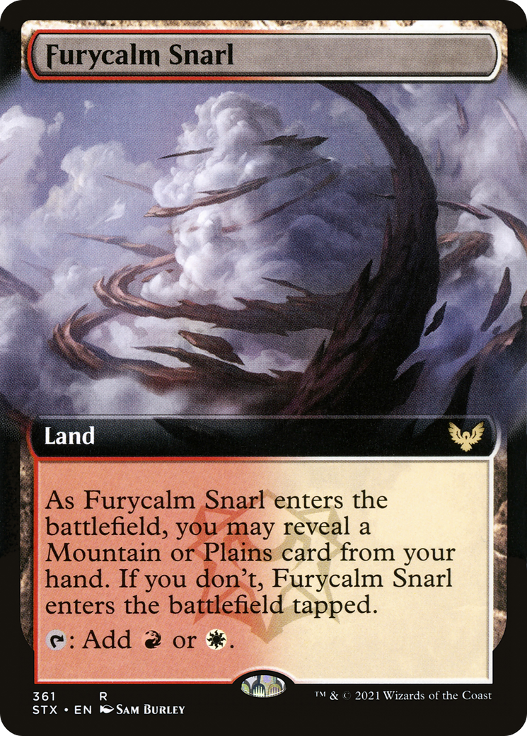 Furycalm Snarl (STX-361) [Strixhaven: School of Mages] (Extended Art) MTG Single Wizards of the Coast