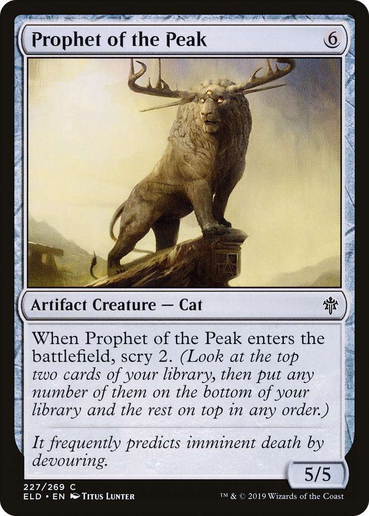 Prophet of the Peak (ELD-227) [Throne of Eldraine] MTG Single Wizards of the Coast