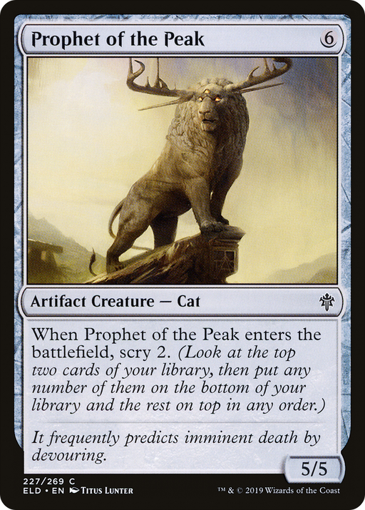 Prophet of the Peak (ELD-227) [Throne of Eldraine] MTG Single Wizards of the Coast