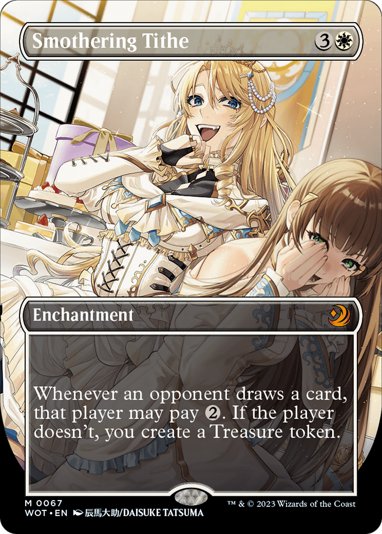 Smothering Tithe (Anime Borderless) (WOT-067) [Wilds of Eldraine: Enchanting Tales] (Borderless) MTG Single Wizards of the Coast