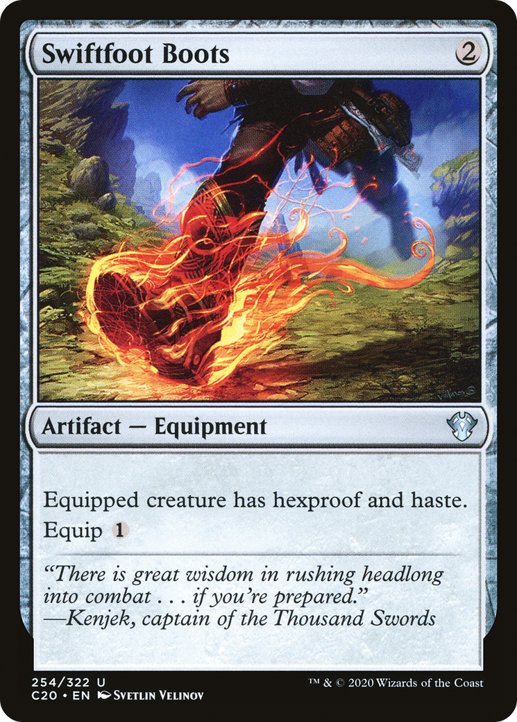 Swiftfoot Boots (C20-254) [Commander 2020] MTG Single Wizards of the Coast