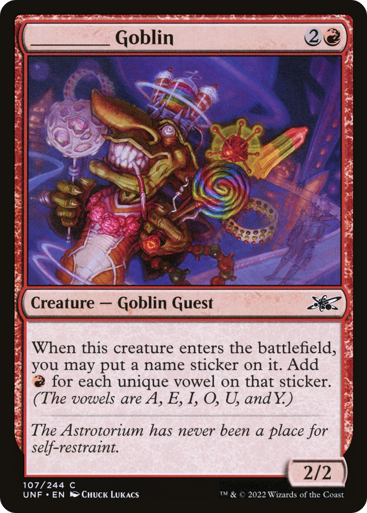 _____ Goblin (UNF-107) [Unfinity] MTG Single Wizards of the Coast