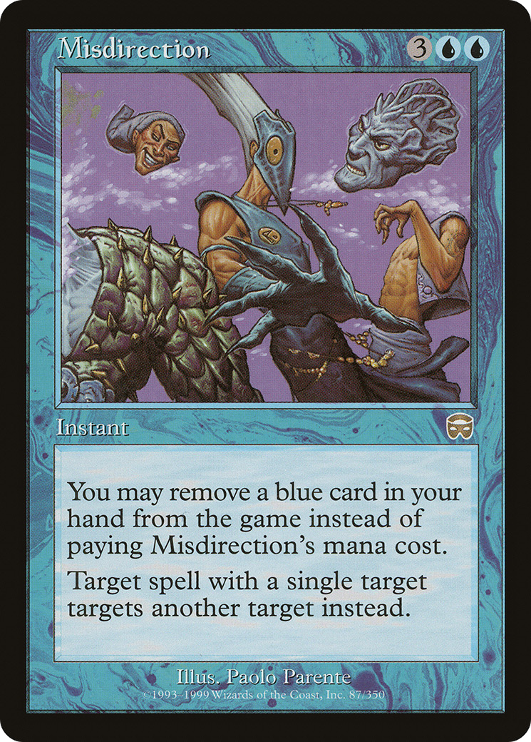 Misdirection (MMQ-087) [Mercadian Masques] MTG Single Wizards of the Coast