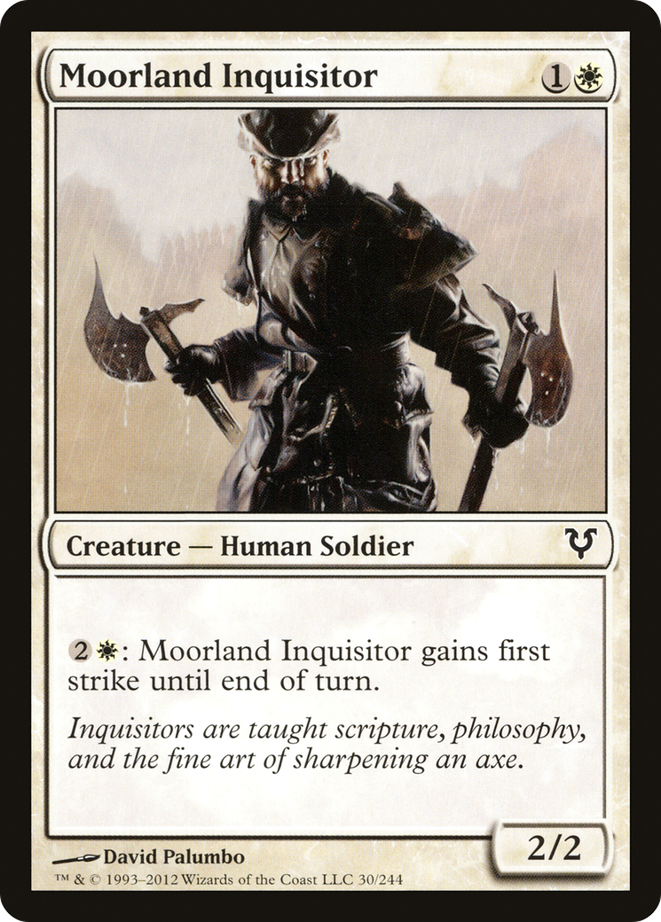 Moorland Inquisitor (AVR-030) [Avacyn Restored] MTG Single Wizards of the Coast