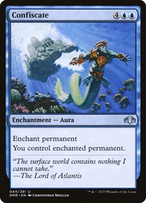Confiscate (DMR-044) [Dominaria Remastered] MTG Single Wizards of the Coast
