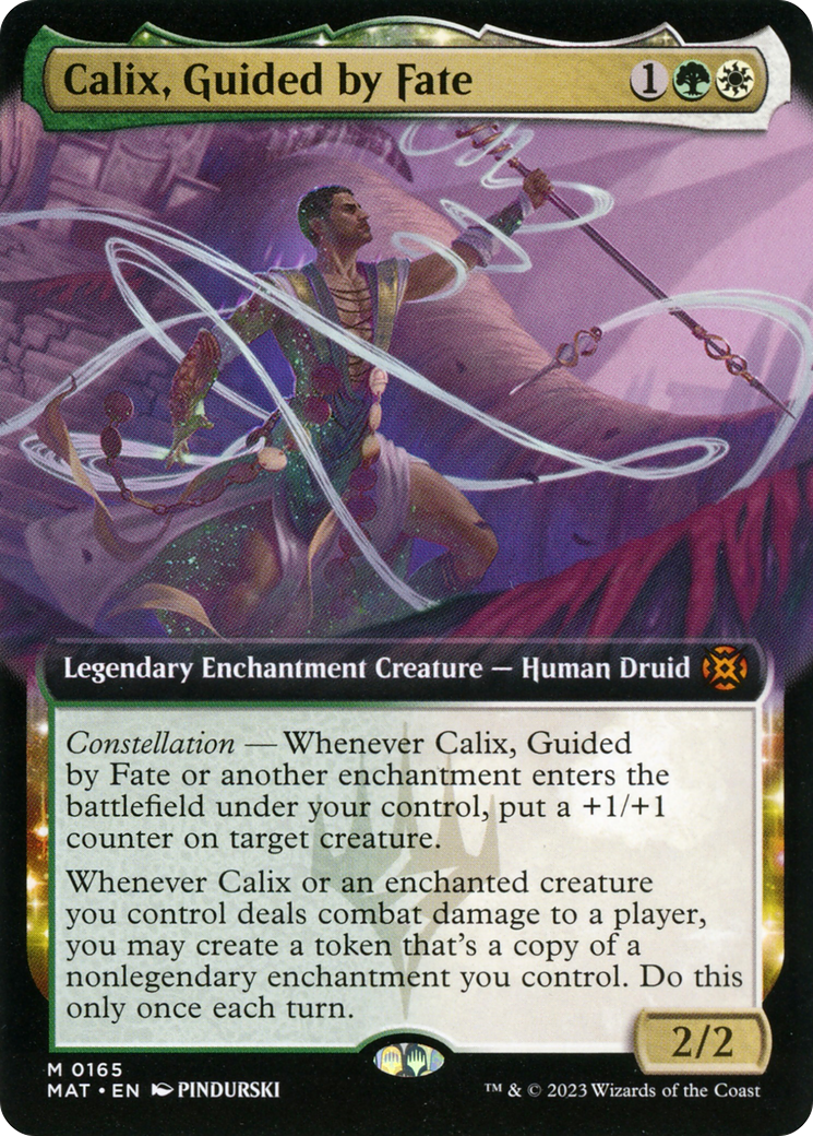 Calix, Guided by Fate (MAT-165) [March of the Machine: The Aftermath] (Extended Art) MTG Single Wizards of the Coast