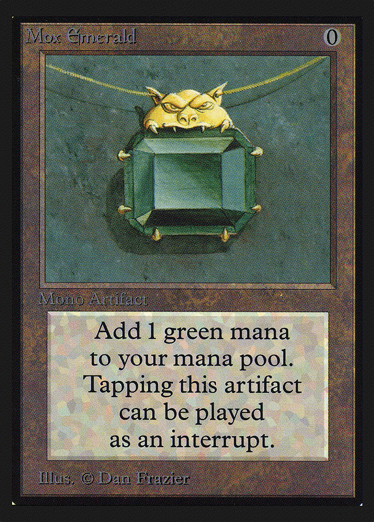 Mox Emerald (IE) (IED-) [Intl. Collectors' Edition] MTG Single Wizards of the Coast