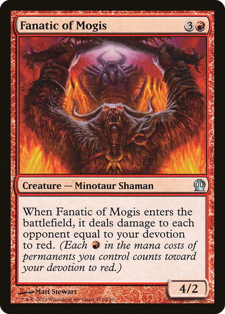 Fanatic of Mogis (THS-121) [Theros] MTG Single Wizards of the Coast
