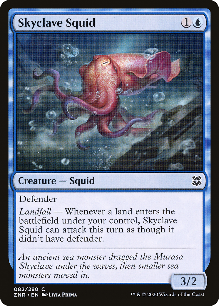 Skyclave Squid (ZNR-082) [Zendikar Rising] MTG Single Wizards of the Coast