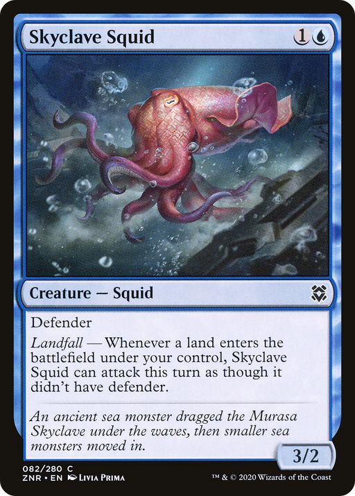 Skyclave Squid (ZNR-082) [Zendikar Rising] MTG Single Wizards of the Coast