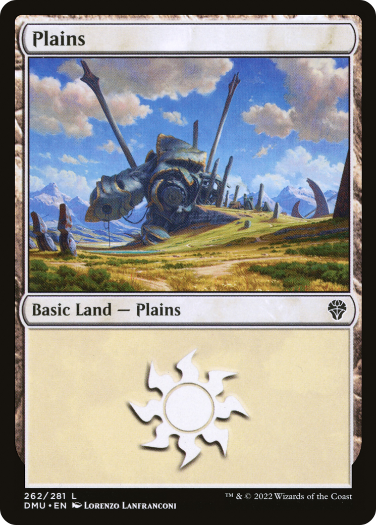 Plains (DMU-262) [Dominaria United] Foil MTG Single Wizards of the Coast