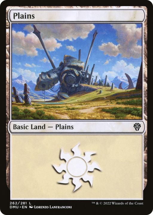Plains (DMU-262) [Dominaria United] Foil MTG Single Wizards of the Coast