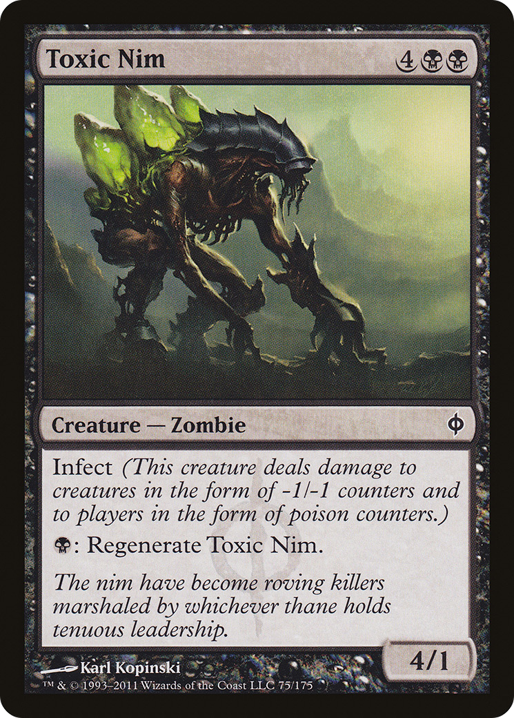 Toxic Nim (NPH-075) [New Phyrexia] MTG Single Wizards of the Coast