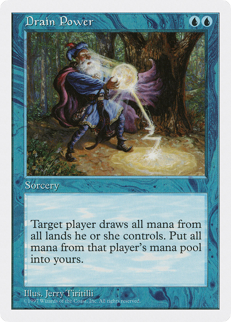 Drain Power (5ED-) [Fifth Edition] MTG Single Wizards of the Coast