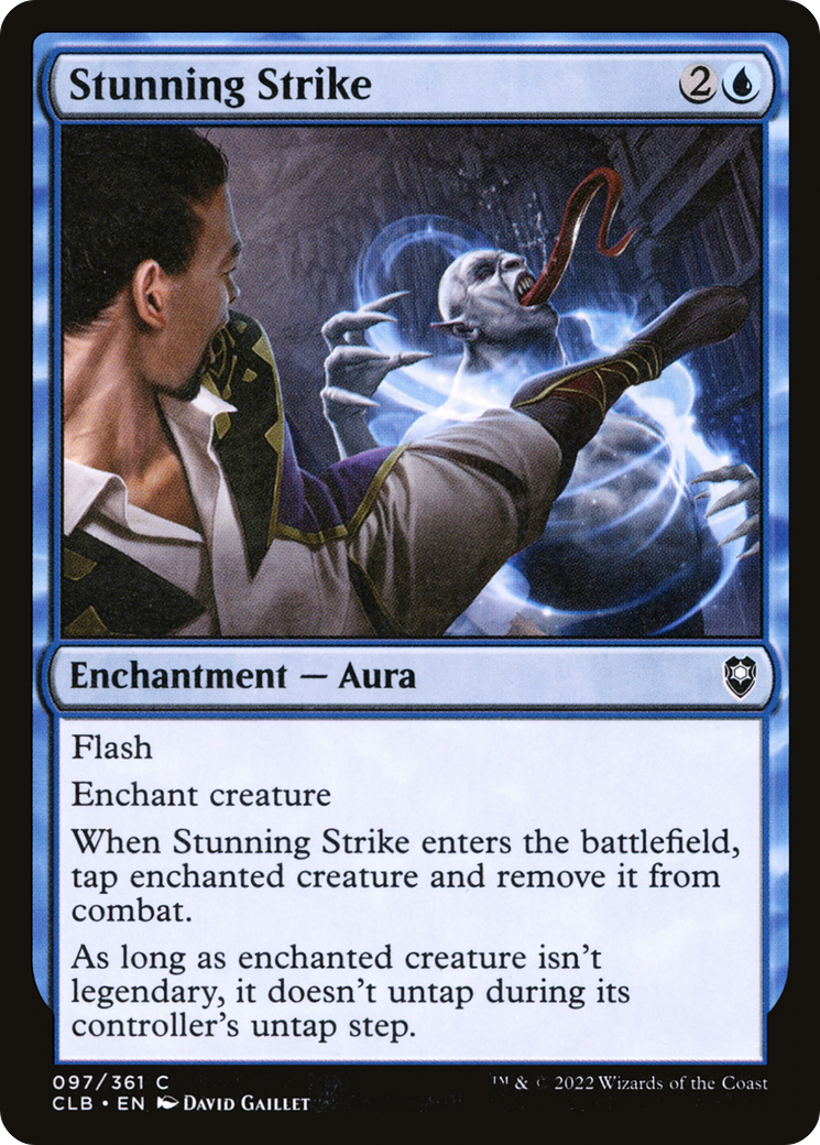 Stunning Strike (CLB-097) [Commander Legends: Battle for Baldur's Gate] MTG Single Wizards of the Coast