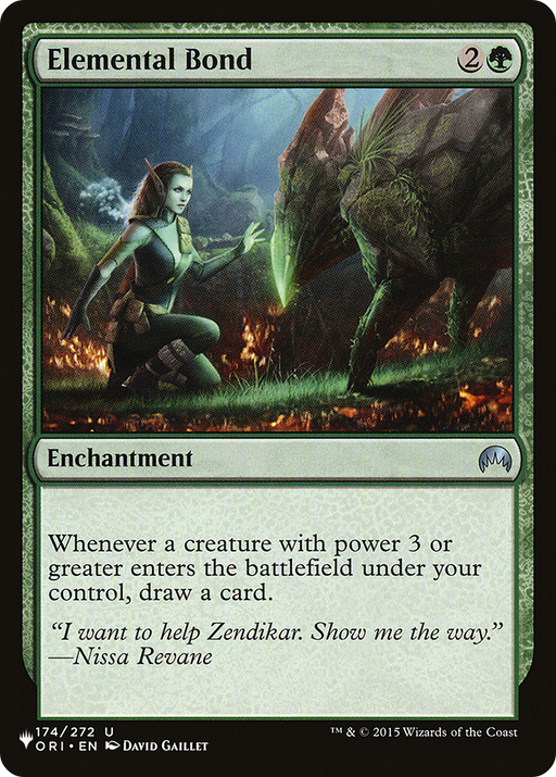 Elemental Bond (LIST-174/272) [Mystery Booster] The List MTG Single Wizards of the Coast