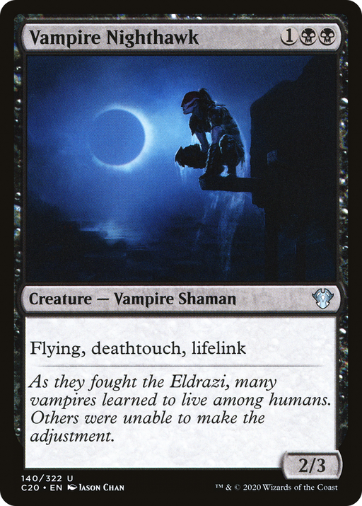 Vampire Nighthawk (C20-140) [Commander 2020] MTG Single Wizards of the Coast