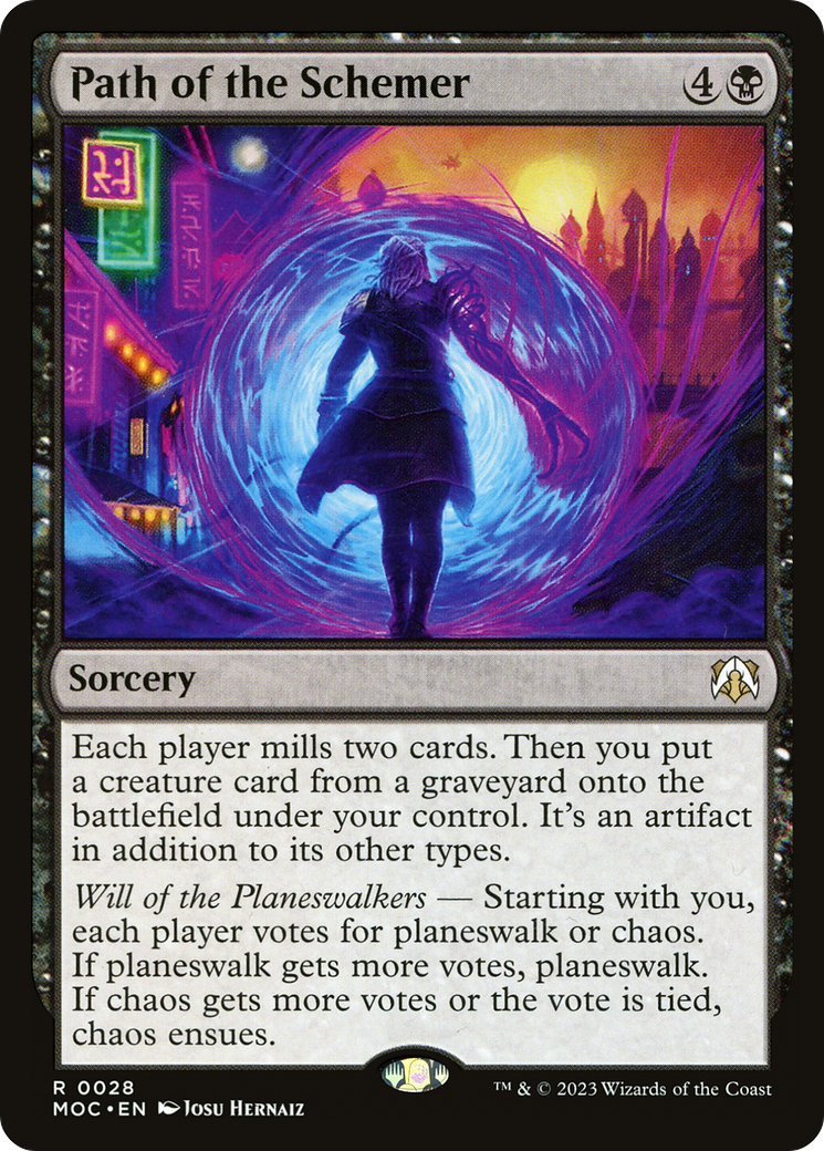 Path of the Schemer (MOC-028) [March of the Machine Commander] MTG Single Wizards of the Coast