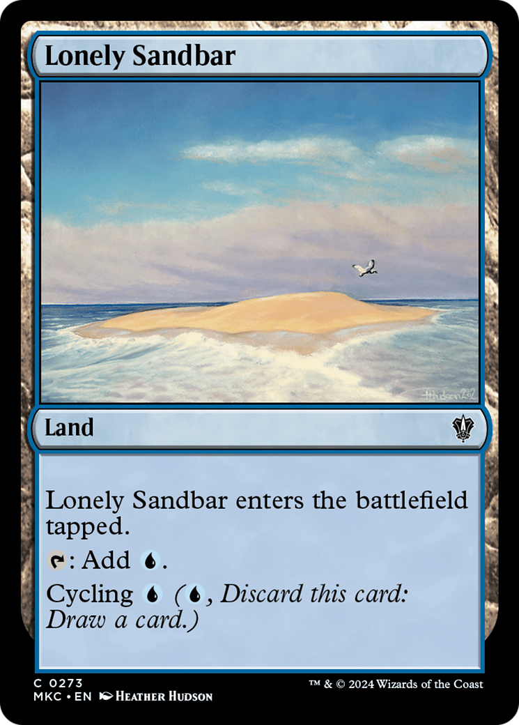 Lonely Sandbar (MKC-273) [Murders at Karlov Manor Commander] MTG Single Wizards of the Coast