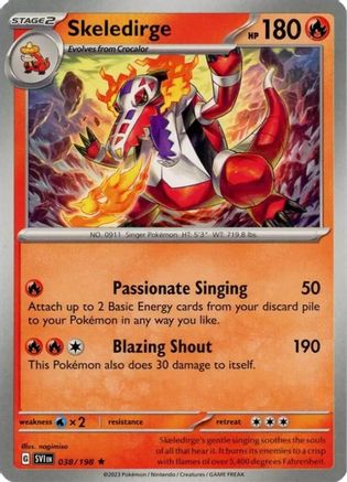 Skeledirge () [Misc: Deck Exclusives] Pokemon Single Pokémon
